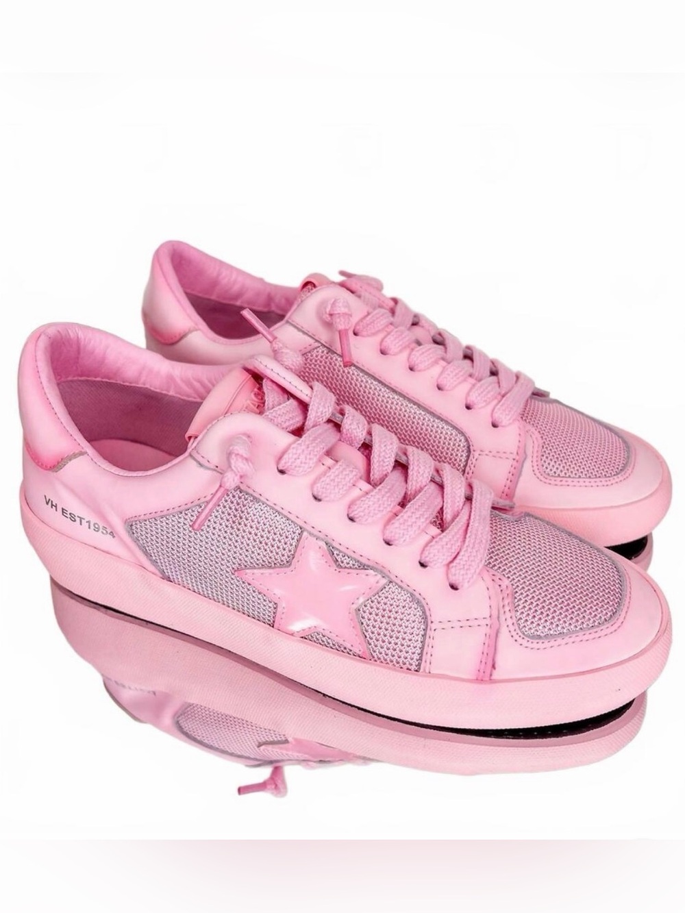 VINTAGE HAVANA Sweet Lollipop Sneakers- Extra Hot Pink - Women’s Size 9 NWT
